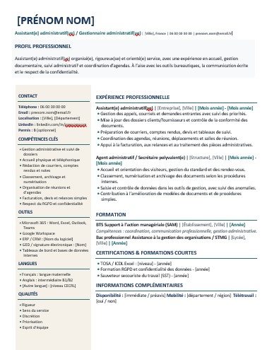 Modele de CV classique
