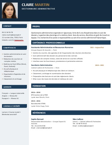 Modeles CV professionnel