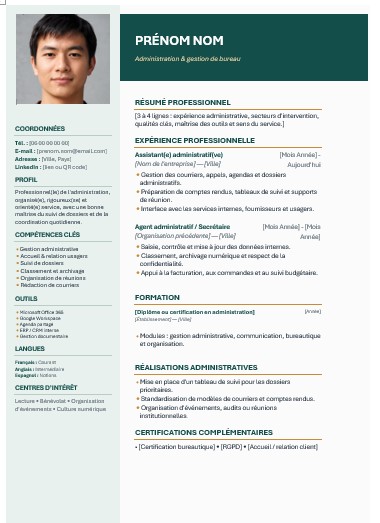 modele cv style moderne